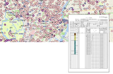 ボーリング柱状図 G Space 日本全国の地質地盤情報データベース